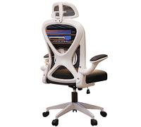 Ergonomic High Back Office Chair - Adjustable Flip-up Armrest Swivel Mesh Task Gaming Chair for Home Office Work Study