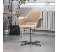 Ergonomic High Back Office Chair with Adjustable Swivel and Armrests, Cross Legged Base for Stability in Home and Office