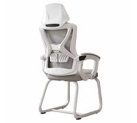 Ergonomic High Back Office Chair with Lumbar Support Adjustable Reclining Desk Chair for Home & Office Comfortable Gray Computer Chair for All-Day Use