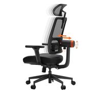 Ergonomic High Back Office Chair with Lumbar Support and Adjustable Headrest Game Chair with Seat Depth Adjustment 4D Armrests Reclining Feature (96° 126° Tilt)