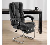Ergonomic High-Back PU Leather Office Chair, Gaming Desk Chair with Lumbar Support & Armrests for Small Spaces, Ideal for Home, Living Room, and Study