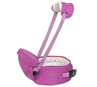 Ergonomic Hipseat Baby Carrier with Shoulder Strap, Waist Stool Seat for Carrying Baby Toddlers, Light Weight and Labor Saving-Purple