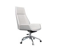 Ergonomic Home Desk Chair, High Back Executive Rolling Swivel Task Chair, Adjustable Height, No Armrest, Comfy Computer Chair