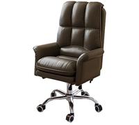 Ergonomic Home Office Chair with Adjustable Lumbar Support Executive Gaming Desk Chair for Adults Stylish Black with Armrests - FANDIAO