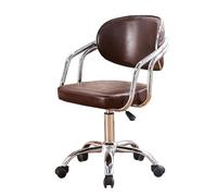 Ergonomic Home Office Computer Gaming Chair With Adjustable Lumbar Support, Swivel Rolling Task Chair With Armrests, Comfortable Desk Chair For Living Room Study Room Brown