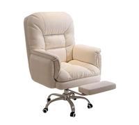 Ergonomic Home Office Desk Chair, 360° Swivel Computer Task Chairs with Comfy Back, Upholstered Height Adjustable Rolling Chair for Bedroom, Vanity, Study