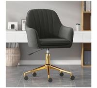 Ergonomic Home Office Desk Chair with 360° Swivel Wheels and Adjustable Height Comfy Back Support Ideal for Living Room Bedroom Vanity Study Modern Computer Armchair