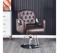 Ergonomic Hydraulic Barber Chair 360° Rotatable Salon Stool Sturdy Design for Barbershops & Beauty Spas Comfortable Hairdresser Chair for Professionals