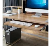 Ergonomic Keyboard Drawer Support with Storage Office Mouse & Keyboard Stand Under Desk Computer Extender for Improved Comfort & nization