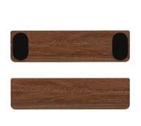Ergonomic Keyboard Pad Wrist Pad Keyboard - Non-Slip Delicate Feel Environmental Wax Oil 6° Tilted Walnut Wood Palm Rest for 61~108 Keys