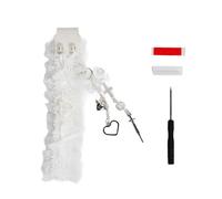 Ergonomic Keyboard Strap Fashionable Lace Fabric Adhesive Strap Rope Easy to Attach and Detach for Comfortable Carrying Keycaps Mechanical Keyboards