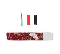 Ergonomic Keyboard Strap With Gold Foil Fabric Adhesive Strap Easy To Attach And Detach For Comfortable Carrying Topographic Keycaps