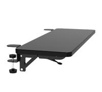 Ergonomic Keyboard Tray Extension 55/65/75cm - Foldable Armrest Support No-Drill C-Clamp Setup Space-Saving Design Reduces Fatigue for Ultimate Comfort at Your Workstation