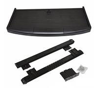 Ergonomic Keyboard Tray Under-Desk Sliding Keyboard and Mouse Platform Adjustable Storage Solution for Home Office Easy to Move (Black)