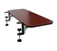 Ergonomic Keyboard Tray with Adjustable Clamp Under-Desk Wrist Support & Armrest Wooden Holder for Comfort & Productivity Perfect for Home Office Setup