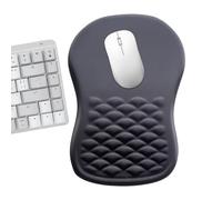 Ergonomic Keyboard Wrist Cushion, Memory Foam Pad, 17 Inch Desktop Wrist Rest for Typing Comfort Office Tool with Anti Skid Base Long Lasting Desk Support for Home Work Office Gaming Setup
