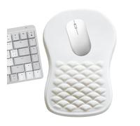 Ergonomic Keyboard Wrist Cushion, Memory Foam Pad, 17 Inch Desktop Wrist Rest for Typing Comfort Office Tool with Anti Skid Base Long Lasting Desk Support for Home Work Office Gaming Setup
