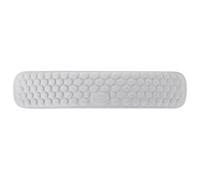 Ergonomic Keyboard Wrist Pad - Memory Foam Cushion, Comfortable Desk Rest, Anti Slip Base Support | Playing Setup for Office and Laptop with Computer Desk Accessories Typing Comfort