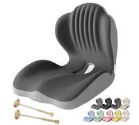 Ergonomic L-Shaped Memory Foam Seat Cushion & Back Support for Office Chairs & Car, Ultimate Comfort for Posture Improvement & Pain Relief