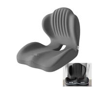Ergonomic L-Shaped Seat Cushion with Memory Foam & Points - Relief for Sciatica & Tailbone Pain - Non-Slip for Office Chair & Car Seat - Comfort & Support