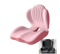 Ergonomic L-Shaped Seat Cushion with Memory Foam & Points - Sciatica & Tailbone Pain Relief - Non-Slip Design for Office Chair & Car Seat - Ultimate Comfort Support