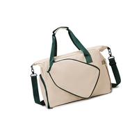 Ergonomic Large Capacity Handbag with Shoe Compartment and Wet Dry Separation for Sports Gym Travel Lightweight Oxford Fabric Sports Bag