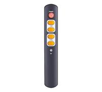 Ergonomic Learning Remote Control with 6 Large Button Intelligent Controller for Sound and Video Device Easy to Use Device for Elderly
