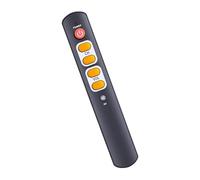 Ergonomic Learning Remote Control with 6 Large Button Intelligent Controller for Sound and Video Device Easy to Use Device for Elderly