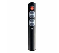 Ergonomic Learning Remote Control with 6 Large Button Intelligent Controller for Sound and Video Device Easy to Use Device for Elderly