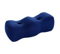 Ergonomic Leg Pillow, Memory Foam Elevation, 24x16 Inches Hill Shape Cushion with Soft Support, Contoured Fabric Leg Rest, Sleep Pillow with Comfortable Design, Foot Relief for Bed and Sofa