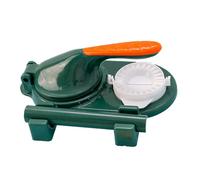 Ergonomic Manual Dumpling Press, Dumpling Wrapper Maker Kit, Dough Cutter & Rolling Pin, Home Kitchen Tool for Ravioli, Empanadas, Cooking Gift for Women and Men