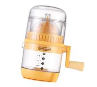 Ergonomic Manual Fruit Crusher Rotating Suction Base Kitchen Tool Removable Parts Fruit Crusher For Quick Cleanups Mechanical Juicer