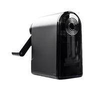 Ergonomic Manual Pencil Sharpener with Shavings Container Adjustable Thickness for 6-8MM Wood Sketch Adjustable Point Sharpener