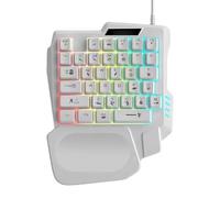 Ergonomic Mechanical Feel Keyboard for Phone - Mechanical Keyboard | Professional Phone Keypad with RGB Light | Compact Mechanical Keyboards for apa