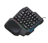 Ergonomic Mechanical Feeling Game Keyboard For Phone - Mechanical Game Keyboard | Professional Phone Games Keypad With RGB Light | Compact Mechanicals-feel gamng Keypad For Home Dorm Hotel Apartment