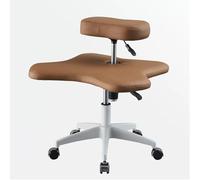 Ergonomic Meditation Office Chair - Cross Legged Kneeling Design with Wheels, Height Adjustable for Yoga and Home Use