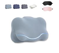 Ergonomic Memory Foam Pillow: A dual-height contoured cervical pillow designed specifically to provide orthopedic neck support for side, back, and stomach sleepers.