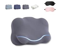 Ergonomic Memory Foam Pillow: A dual-height contoured cervical pillow designed specifically to provide orthopedic neck support for side, back, and stomach sleepers.