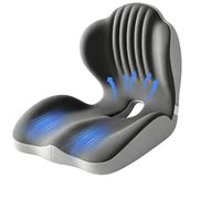Ergonomic Memory Foam Seat Cushion, Car Seat Cushion, 2-in-1 Back and Seat Cushion with Lumbar Support, Coccyx Cushion Orthopedic Non Slip Breathable for Office, Car, Wheelchair Lumbar & Back Support