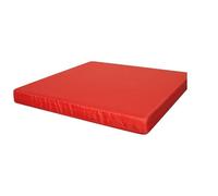 Ergonomic Memory Foam Seat Cushion for Office Chair & Car 4cm Thick Waterproof Seat Pads Zipper Cover Easy-Clean, Durable Comfort Pads for Indoor/Outdoor Use (Red, 40 x 45 cm / 16" x 18")