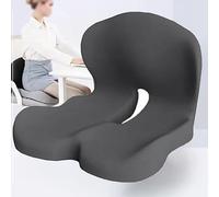 Ergonomic Memory Foam Seat Cushion for Sciatica with Back Support, Non-Slip Design