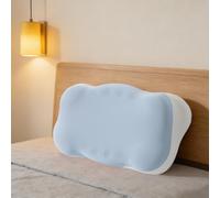 Ergonomic Memory Sleep Cloud Pillow - Side Sleepers Pillow, Memory Foam Cervical, Adjustable Neck Support Pillow with Cooling Breathable Cover for Adults, Back & Stomach Sleepers (Blue)