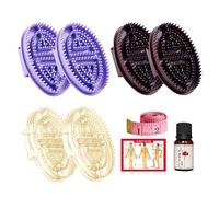 Ergonomic Meridian Stimulator: Durable Personal Care Tool, Full Body Relaxation Massage Comb | Comfortable Hand Brush With Rounded Smooth Teeth For Waking Up