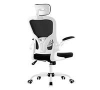 Ergonomic Mesh Executive Chair with Lumbar Support Headrest and Tilt Back High Back Swivel Lounge Desk Chair for Home Office Breathable Design for Ultimate Comfort.