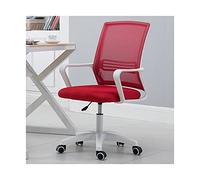 Ergonomic Mesh Office Chair, Adjustable Height with Padded Seat & Armrests, 360° Swivel for Home/Computer Work, Breathable Back Task Chair