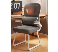 Ergonomic Mesh Office Chair, Breathable Without Wheels, Easy Assembly Sturdy Metal Base for Conference Room, Library, Laboratory, Training Room use