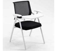 Ergonomic Mesh Office Chair with Attached Desk Foldable Armchair for Adults - Ideal for School Training Conferences & Waiting Rooms