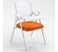 Ergonomic Mesh Office Chair with Attached Desk Foldable Armchair for Adults Ideal for School Training Conference and Waiting Rooms