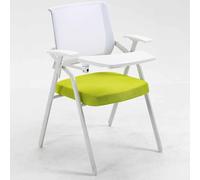 Ergonomic Mesh Office Chair with Desk Folding Armchair for Adults - Ideal for Office School Training Conference Room & Waiting Area