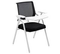 Ergonomic Mesh Office Chair with Foldable Desk - Space-Saving Design for Conference Rooms, Home Offices, and Students